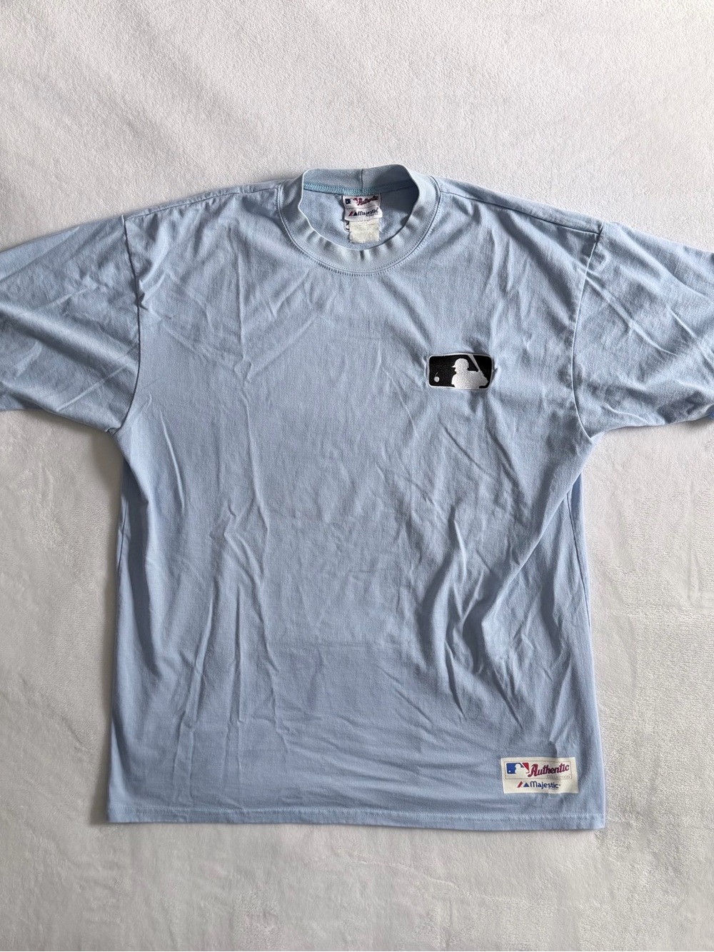 MLB Majestic Athletic Light Blue Authentic
Collection T-Shirt Men's Size 2XL